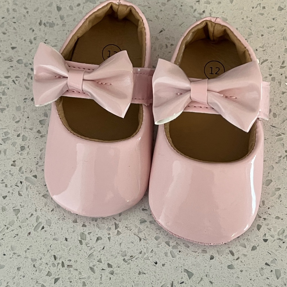Pink Bow Kids Shoes